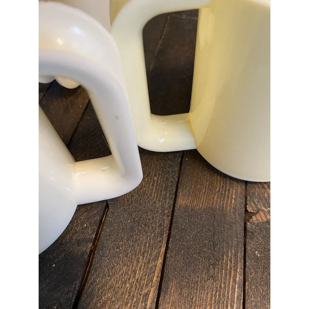 Vintage Set Of 6 Of Mugs The Am Pro Line Stackable Plastic Mugs
